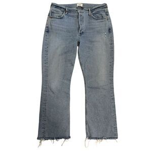 Citizens of‎ Humanity Isola cropped boot-cut jeans Raw Frayed Edge Hem Size 31